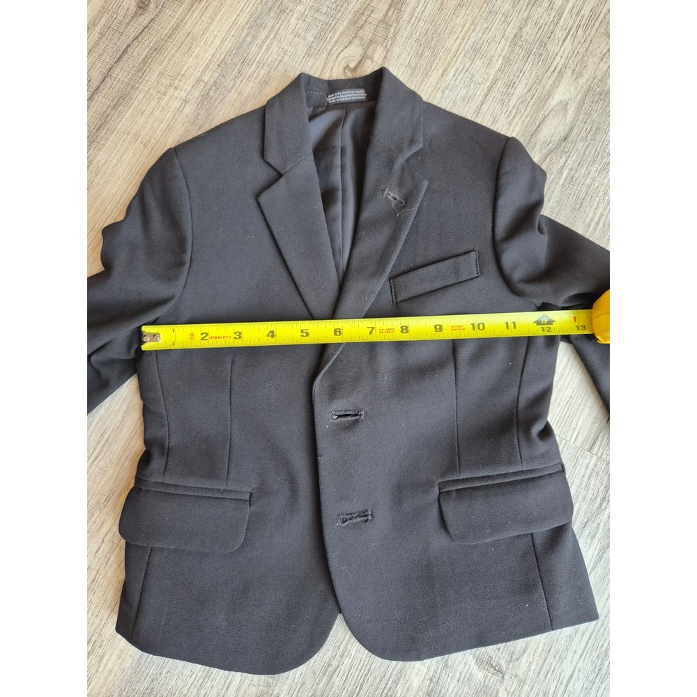Calvin Klein Kids Boys Black 2 Piece Suit Set Blazer and Pants Size 4 Formal - Picture 6 of 12